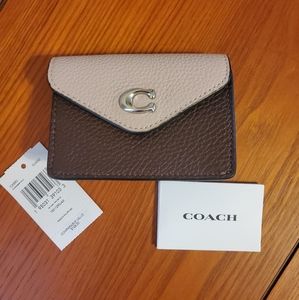 Coach Pebbled Leather Pouch